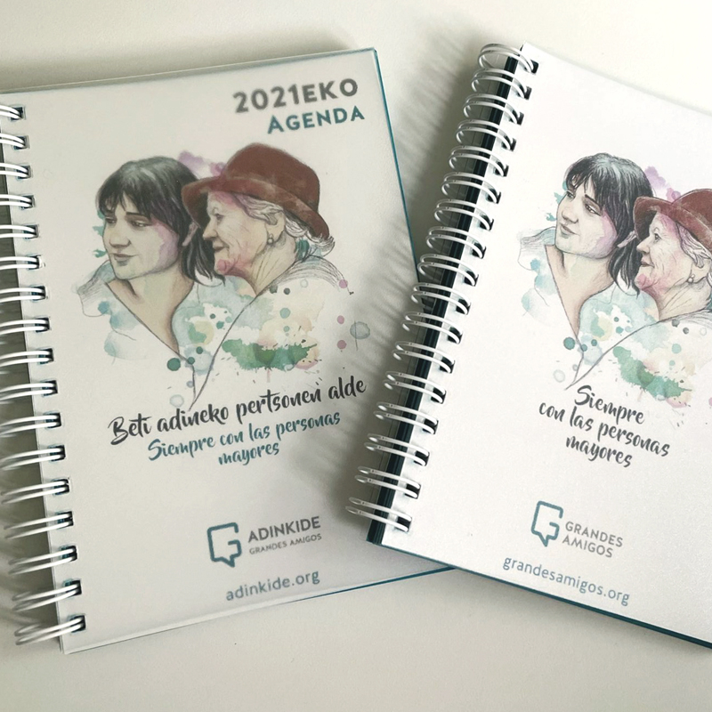 agenda personalizada a todo color