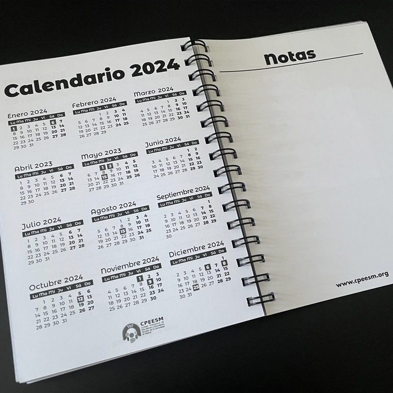 diseño interior concalendario anual
