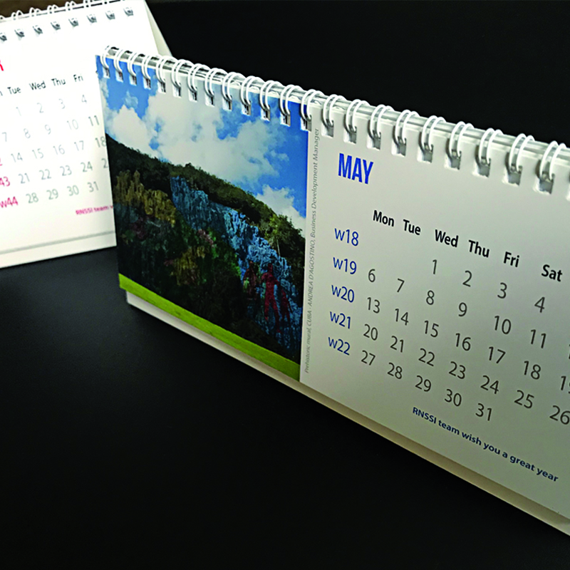 diseño y produccion de calendarios de mesa