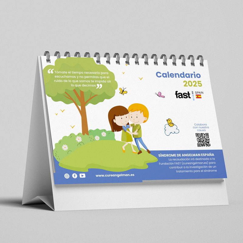 CALENDARIO DE MESA CORPORATIVO FUNDACION FAST - SINDROME FAST - PORTADA