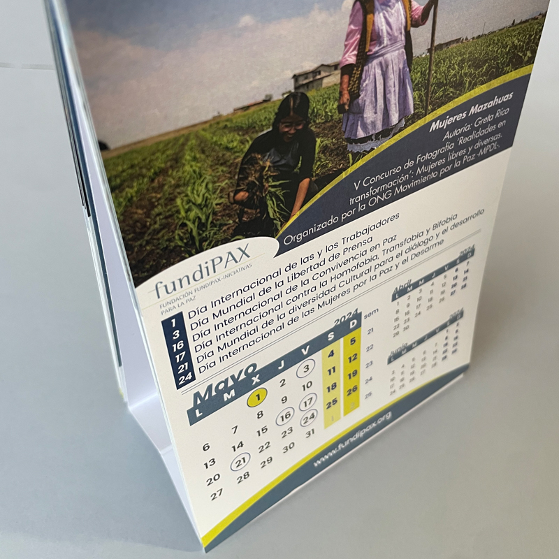 CALENDARIO DE MESA FUNDIPAX