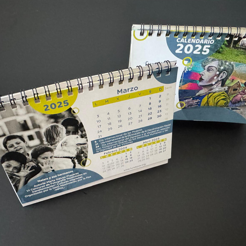 CALENDARIO MESA 2025 PERSONALIZADO FUNDIPAX