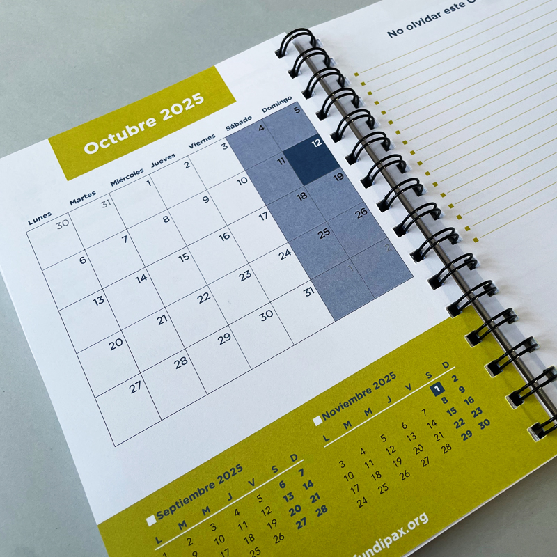 diseño interior agenda corporativa personalizada